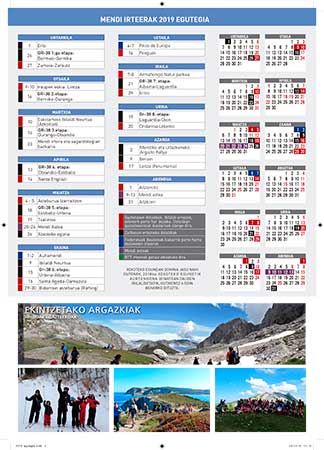 calendario 2019